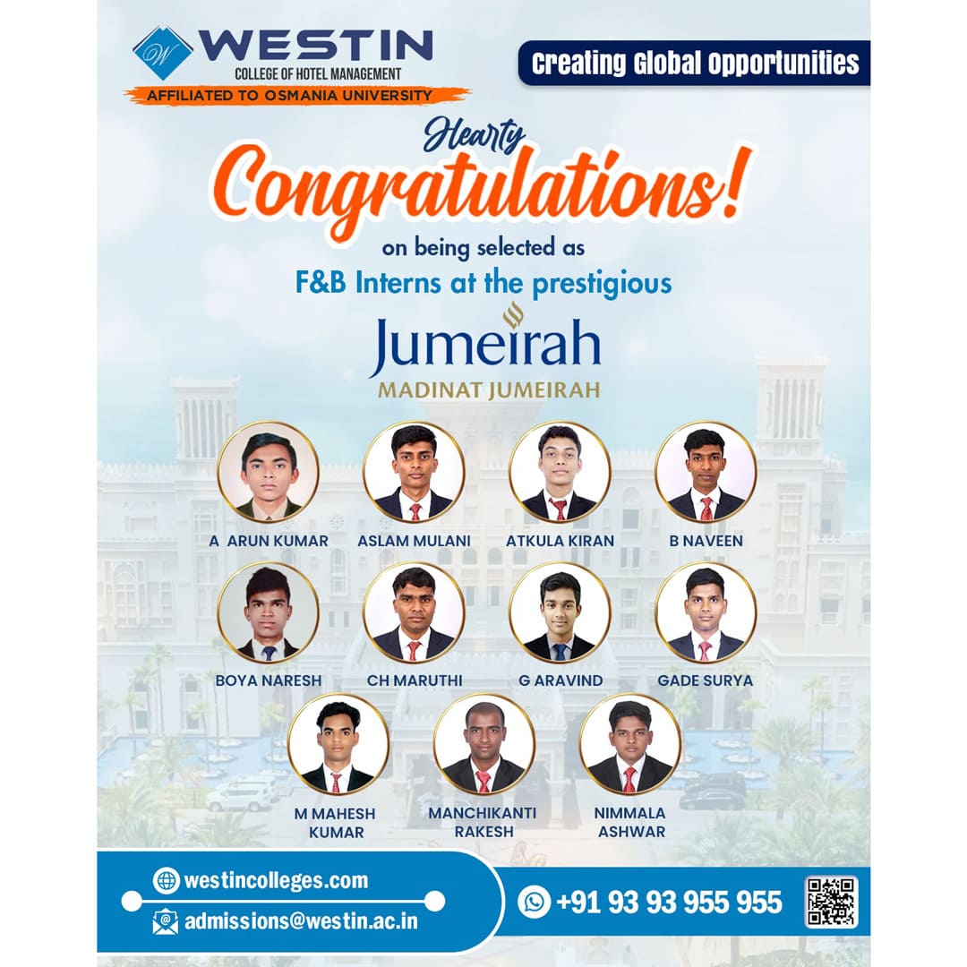 top hotel management colleges in hyderabad